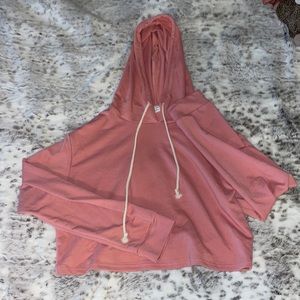 Cropped Workout Hoodie